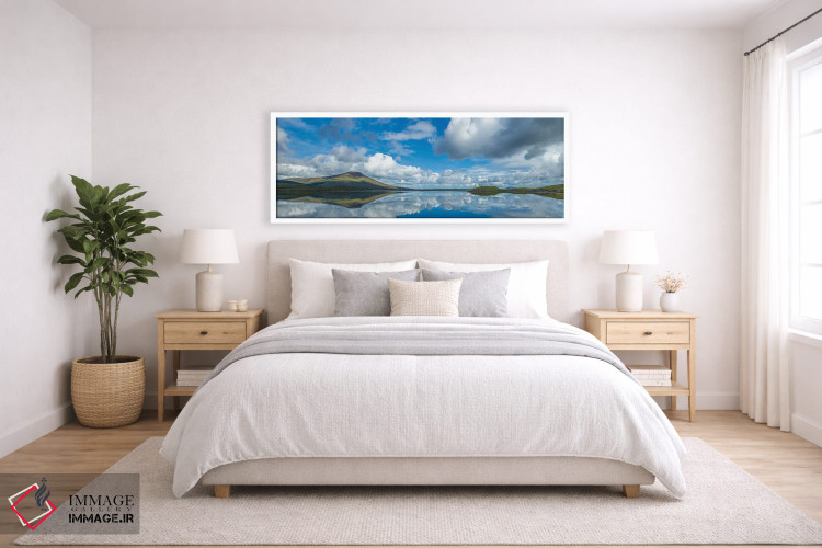 تابلو دکوراتیو Bellacragher Bay, County Mayo, Ireland" - "نمایی از دری… اثر پانورامیک ایمجز - D6W