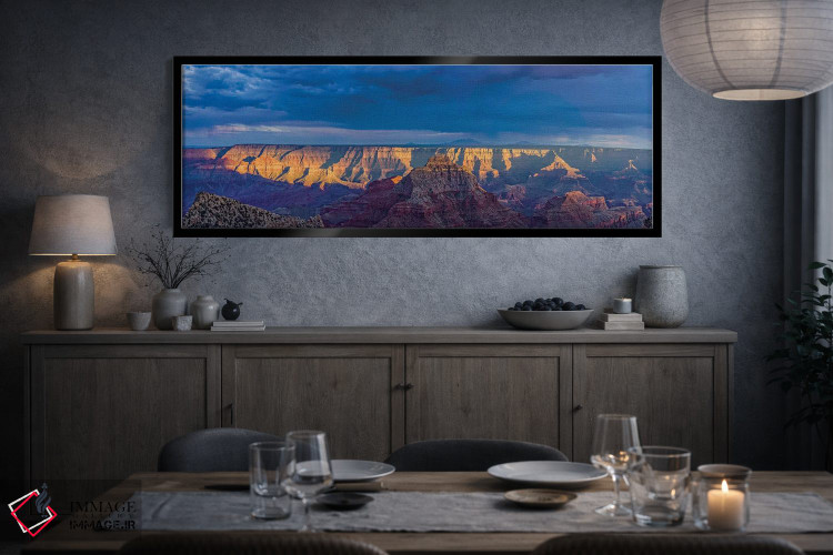 تابلو دکوراتیو Grand Canyon, Arizona, USA" - "نمایی از آسمان دراماتیک… اثر پانورامیک ایمجز - D4B