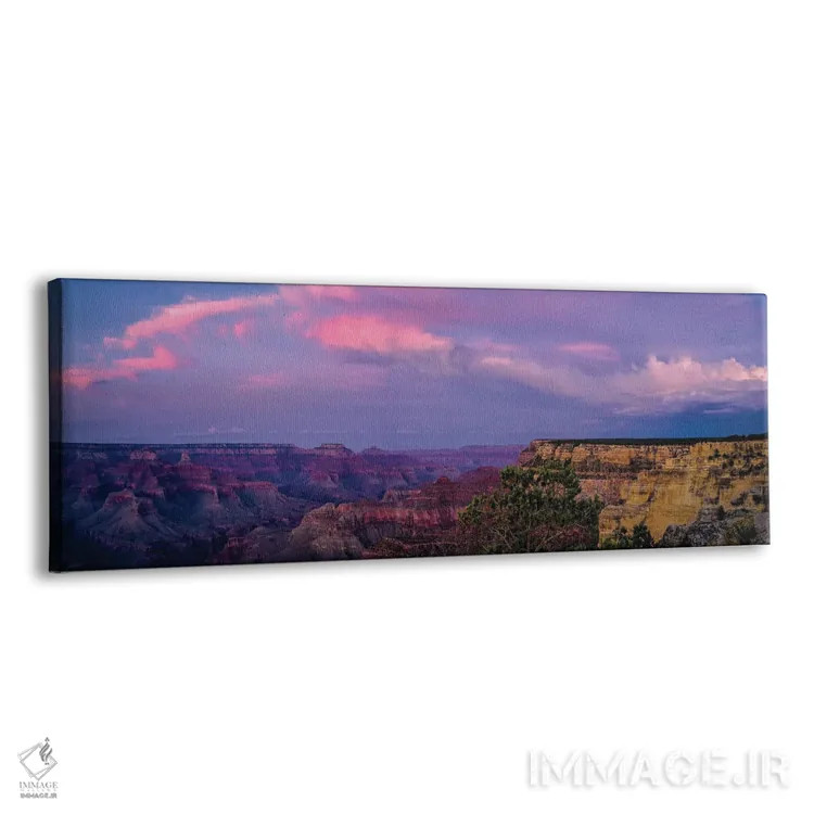 تابلو دکوراتیو Grand Canyon, Arizona, USA" - "نمایی از غروب آفتاب بر ف… اثر پانورامیک ایمجز - نمای پرسپکتیو محصول