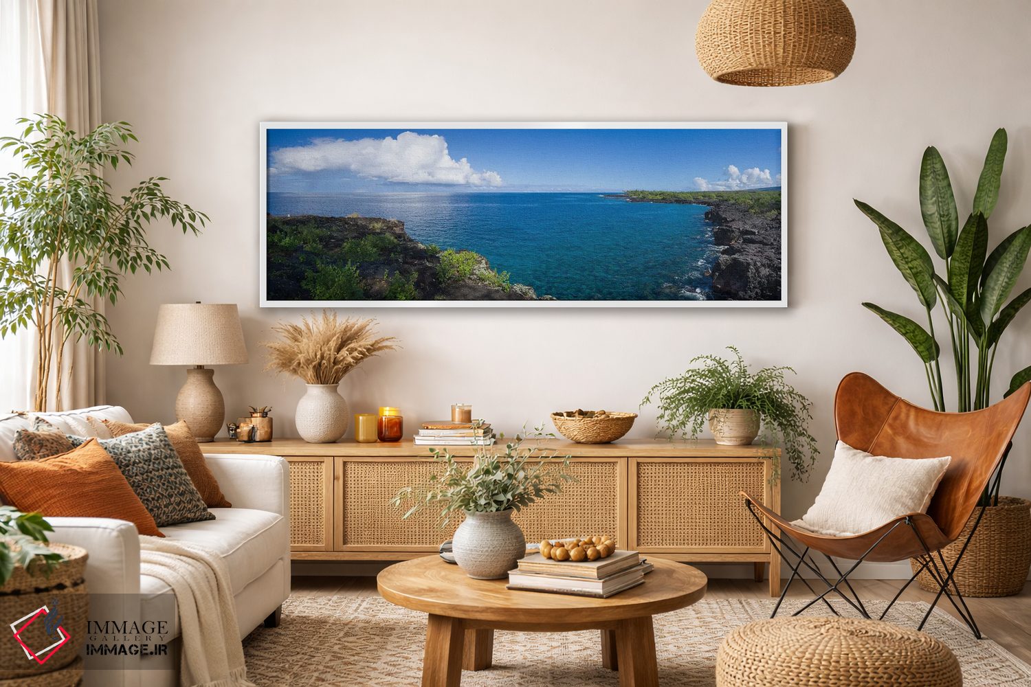 تابلو دکوراتیو South Kona, Hawaii, USA" - "نمایی از دریا و خط ساحلی، ج… اثر پانورامیک ایمجز - D2W