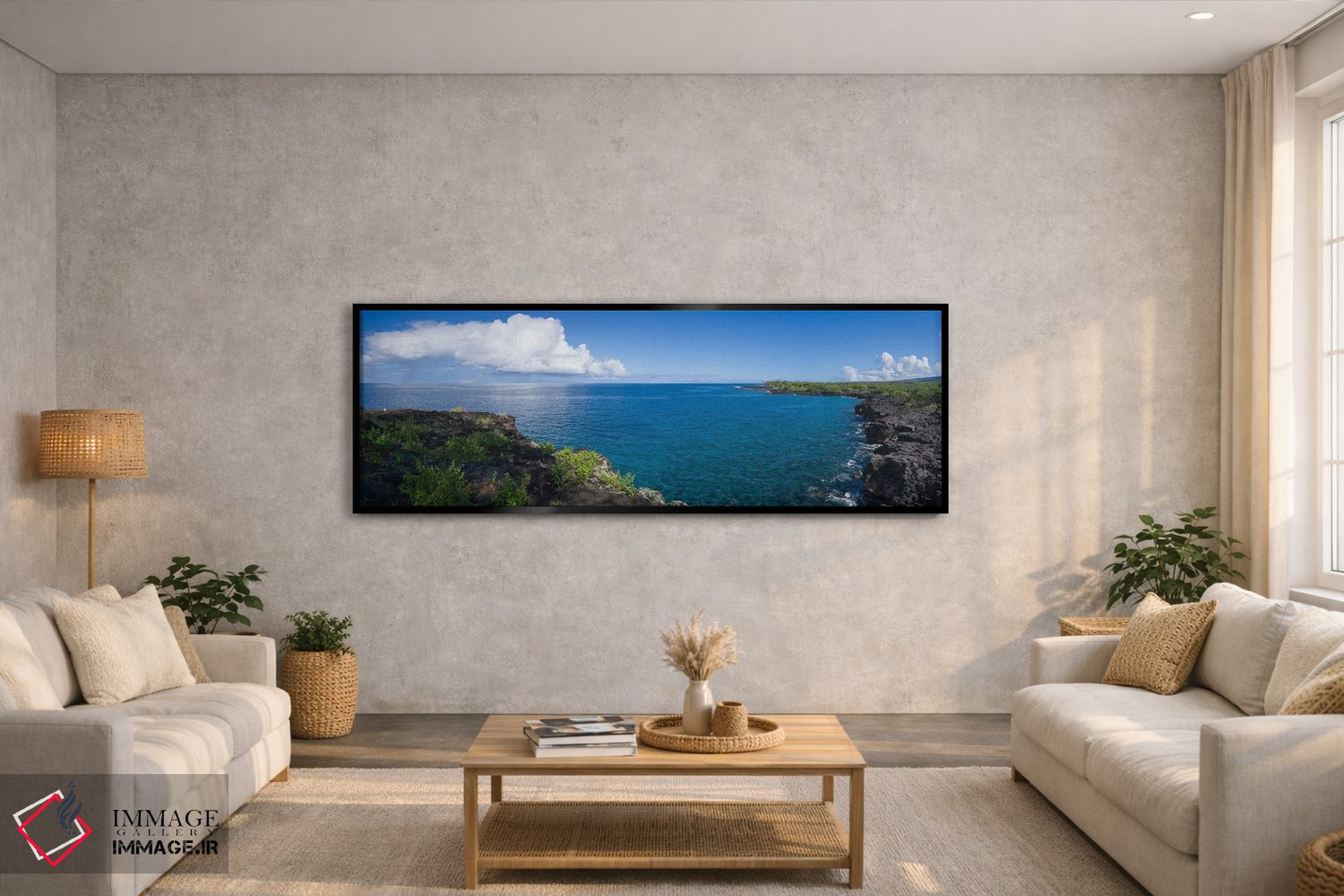 تابلو دکوراتیو South Kona, Hawaii, USA" - "نمایی از دریا و خط ساحلی، ج… اثر پانورامیک ایمجز - D3B