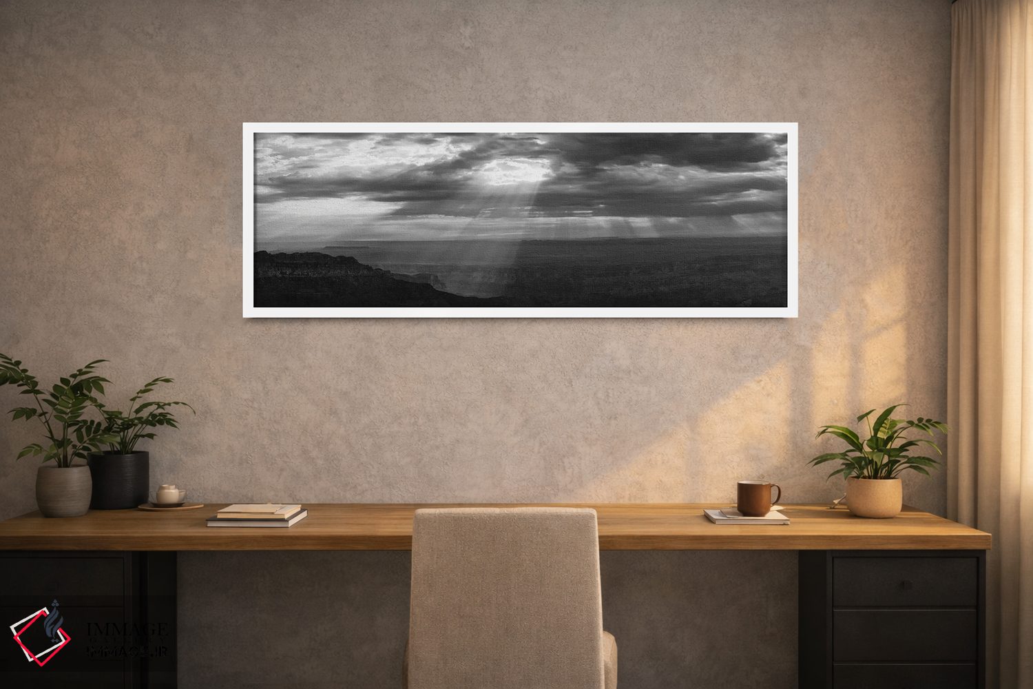 تابلو دکوراتیو Grand Canyon, Arizona, USA" - "نمایی از نور خورشید از م… اثر پانورامیک ایمجز - D1W