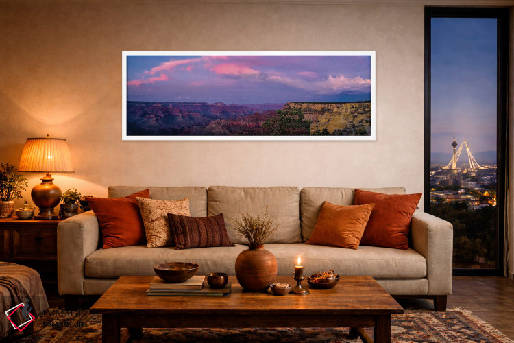 تابلو دکوراتیو Grand Canyon, Arizona, USA" - "نمایی از غروب آفتاب بر ف… اثر پانورامیک ایمجز - D4W