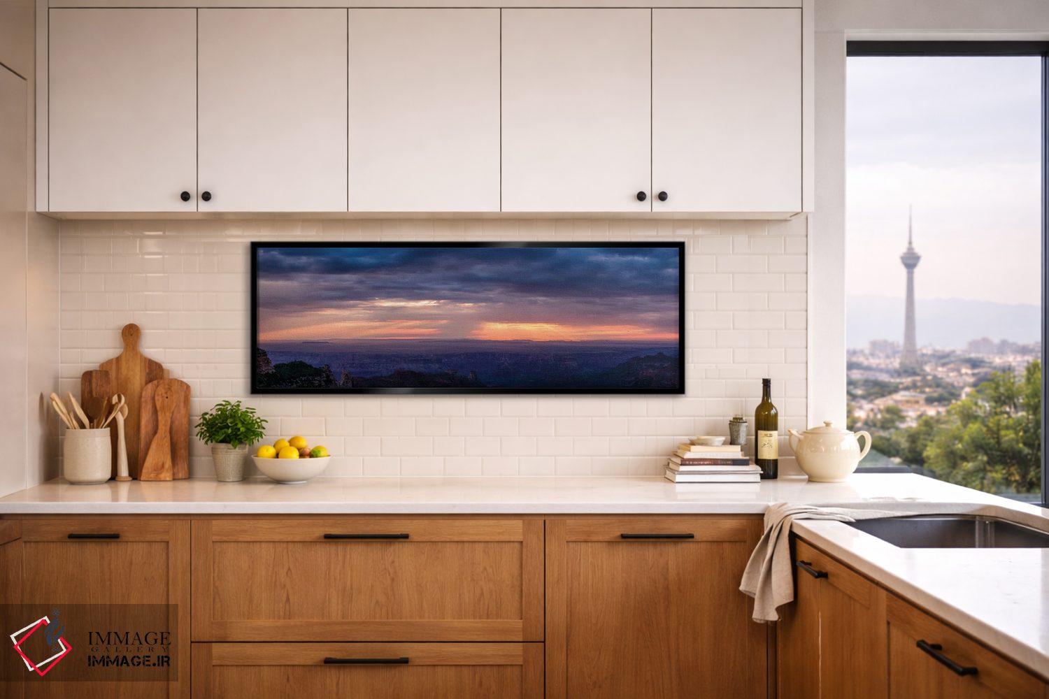 تابلو دکوراتیو Grand Canyon, Arizona, USA" - "نمایی از نور خورشید از م… اثر پانورامیک ایمجز - D6B