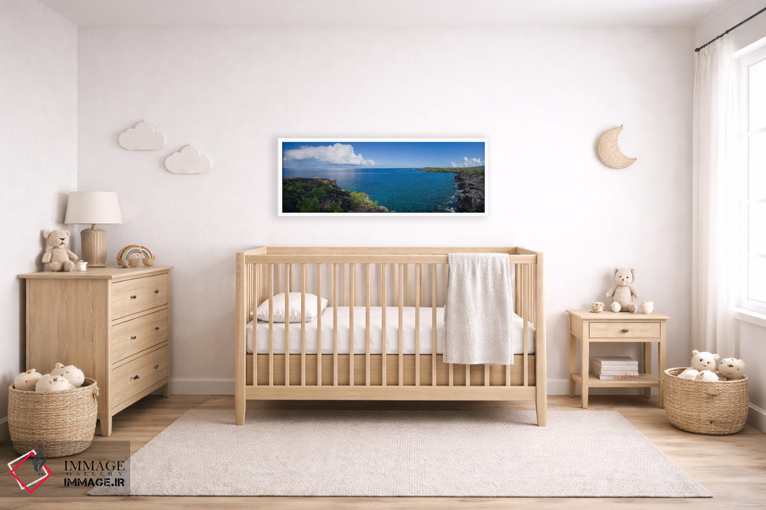 تابلو دکوراتیو South Kona, Hawaii, USA" - "نمایی از دریا و خط ساحلی، ج… اثر پانورامیک ایمجز - D5W