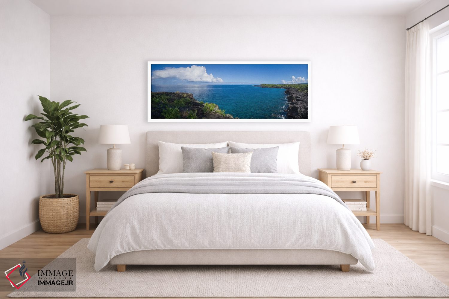 تابلو دکوراتیو South Kona, Hawaii, USA" - "نمایی از دریا و خط ساحلی، ج… اثر پانورامیک ایمجز - D6W