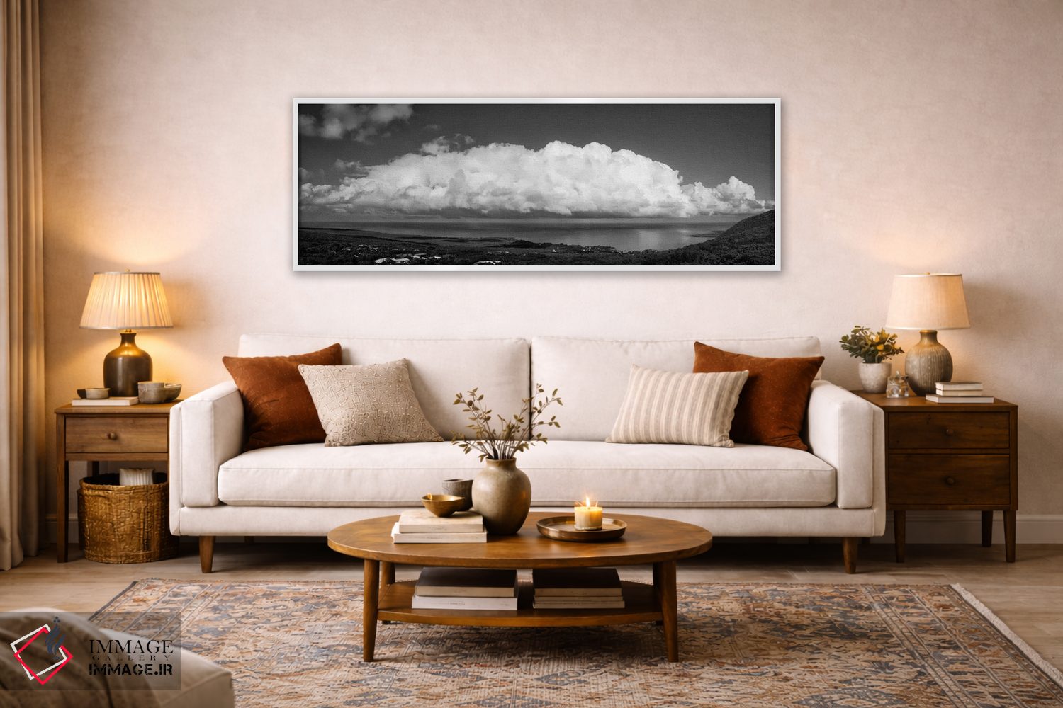 تابلو دکوراتیو South Kona, Hawaii, USA" - "نمایی از دریا و ابرها در آس… اثر پانورامیک ایمجز - D6W