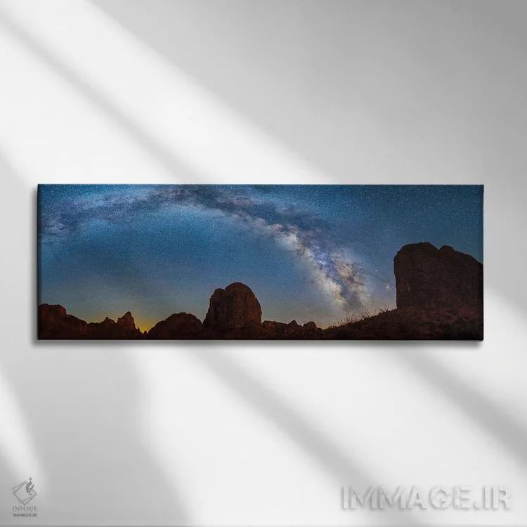 تابلو دکوراتیو Kofa Queen Canyon, Arizona, USA" - "منظره ای با تشکیل ه… اثر پانورامیک ایمجز - نمای روبهرو روی دیوار