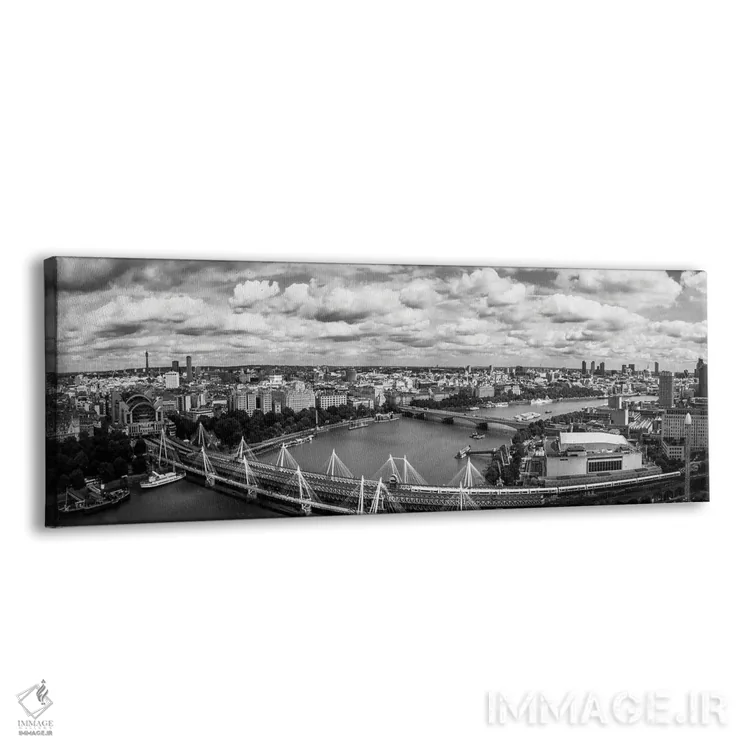 تابلو دکوراتیو London, England,نمای هوایی از یک شهر، لندن، انگلستان اثر پانورامیک ایمجز - نمای پرسپکتیو محصول