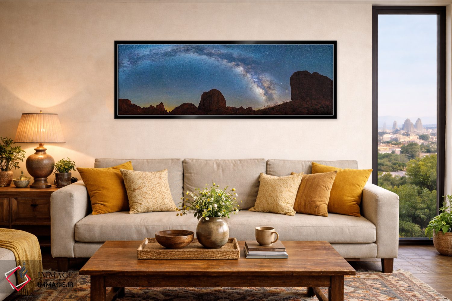 تابلو دکوراتیو Kofa Queen Canyon, Arizona, USA" - "منظره ای با تشکیل ه… اثر پانورامیک ایمجز - D6B