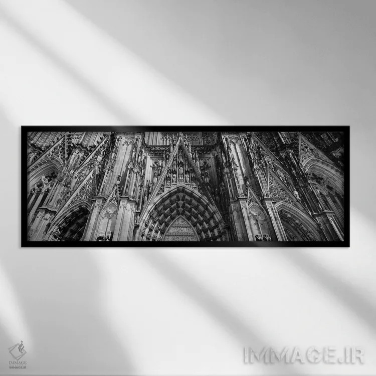 تابلو دکوراتیو Cologne Cathedral, Cologne, North Rhine Westphalia, Ger… اثر پانورامیک ایمجز - نمای قابدار مشکی