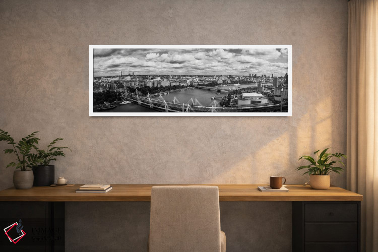 تابلو دکوراتیو London, England,نمای هوایی از یک شهر، لندن، انگلستان اثر پانورامیک ایمجز - D1W