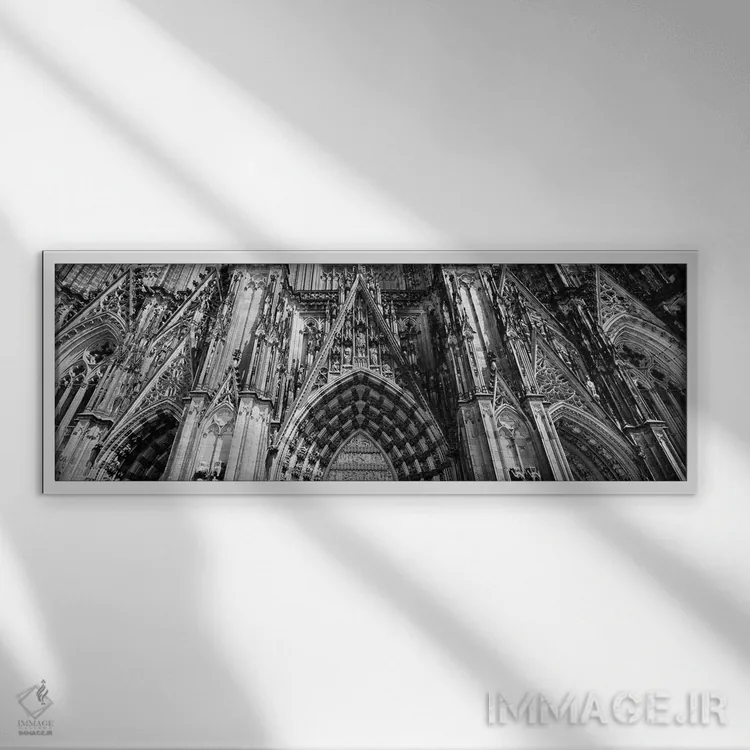 تابلو دکوراتیو Cologne Cathedral, Cologne, North Rhine Westphalia, Ger… اثر پانورامیک ایمجز - نمای قابدار سفید