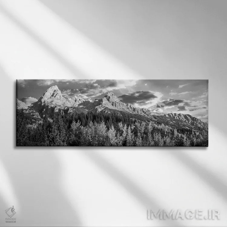 تابلو دکوراتیو Taggart Lake, Grand Teton National Park, Wyoming, USA,د… اثر پانورامیک ایمجز - نمای روبهرو روی دیوار
