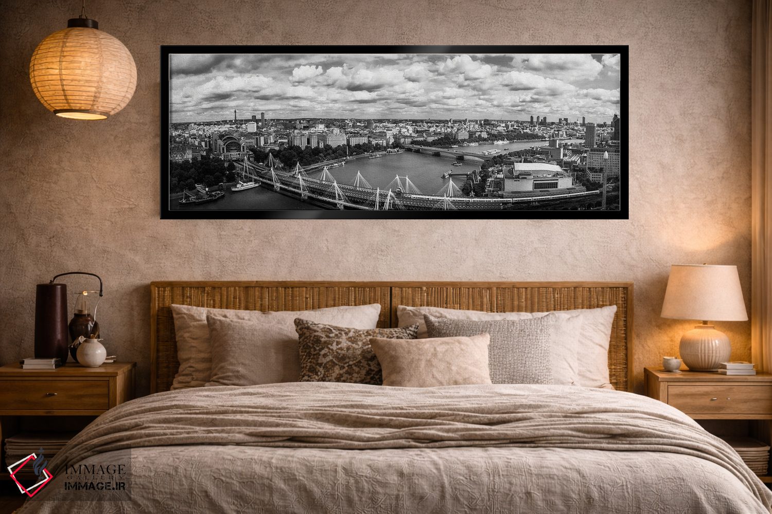 تابلو دکوراتیو London, England,نمای هوایی از یک شهر، لندن، انگلستان اثر پانورامیک ایمجز - D5B