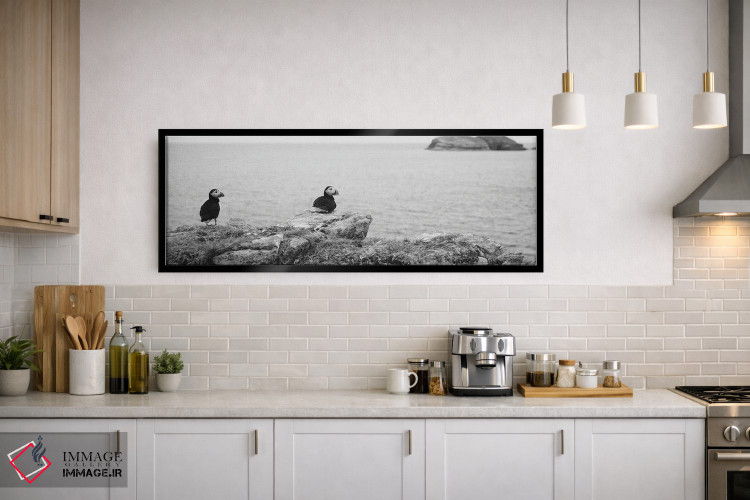 تابلو دکوراتیو Maberly, Newfoundland And Labrador, Canada,پافین های اط… اثر پانورامیک ایمجز - D3B