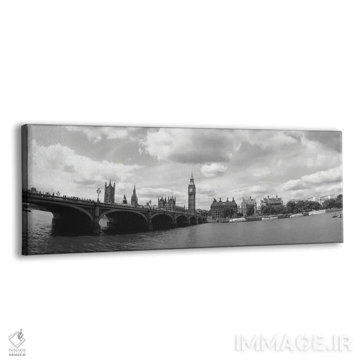 تابلو دکوراتیو City Of Westminster, London, England" - "بیگ بن و مجلس… اثر پانورامیک ایمجز - نمای پرسپکتیو محصول