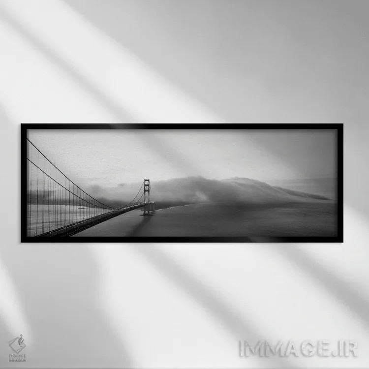 تابلو دکوراتیو Golden Gate Bridge, San Francisco, California, USA" - "… اثر پانورامیک ایمجز - نمای قابدار مشکی