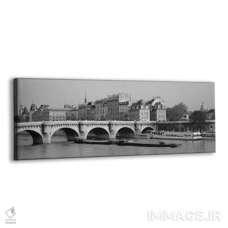 تابلو دکوراتیو Pont Neuf Bridge, Paris, France" - "پل روی رودخانه، پل… اثر پانورامیک ایمجز - نمای پرسپکتیو محصول