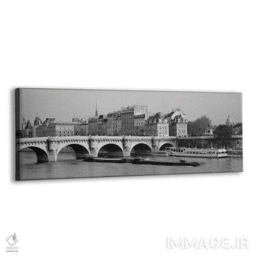 تابلو دکوراتیو Pont Neuf Bridge, Paris, France" - "پل روی رودخانه، پل… اثر پانورامیک ایمجز - نمای پرسپکتیو محصول
