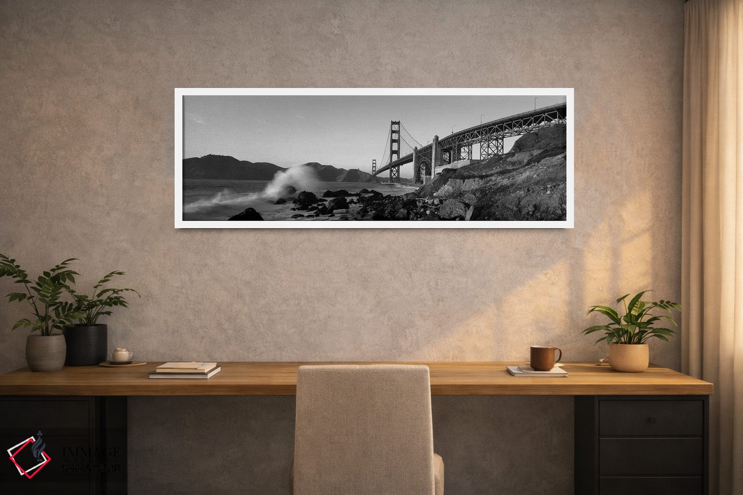 تابلو دکوراتیو San Francisco Bay, Golden Gate Bridge, San Francisco, M… اثر پانورامیک ایمجز - D1W