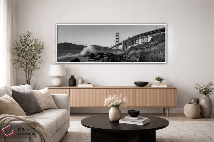 تابلو دکوراتیو San Francisco Bay, Golden Gate Bridge, San Francisco, M… اثر پانورامیک ایمجز - D4W
