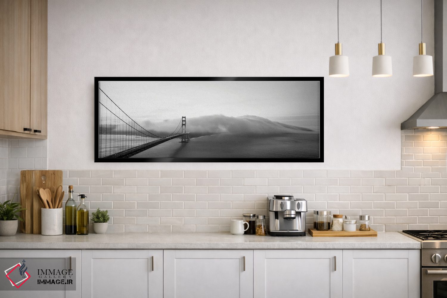 تابلو دکوراتیو Golden Gate Bridge, San Francisco, California, USA" - "… اثر پانورامیک ایمجز - D3B