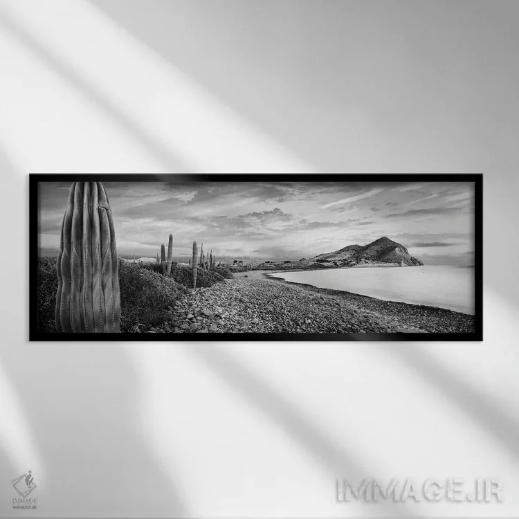 تابلو دکوراتیو Bay Of Concepcion, Sea Of Cortez, Mulege, Baja Californ… اثر پانورامیک ایمجز - نمای قابدار مشکی