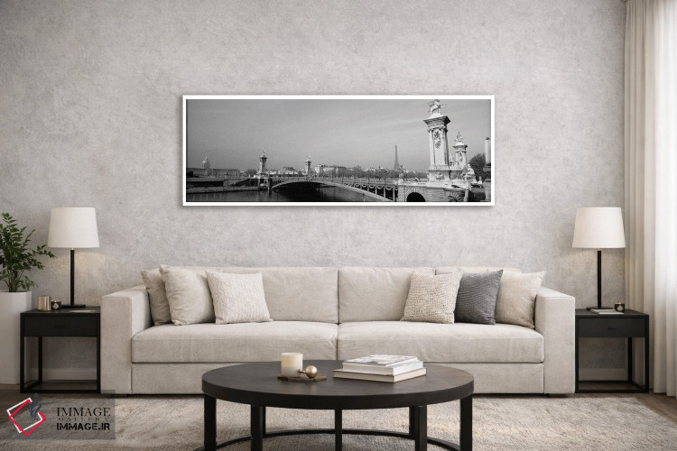 تابلو دکوراتیو Alexandre III Bridge, Eiffel Tower, Paris, France" - "پ… اثر پانورامیک ایمجز - D6W