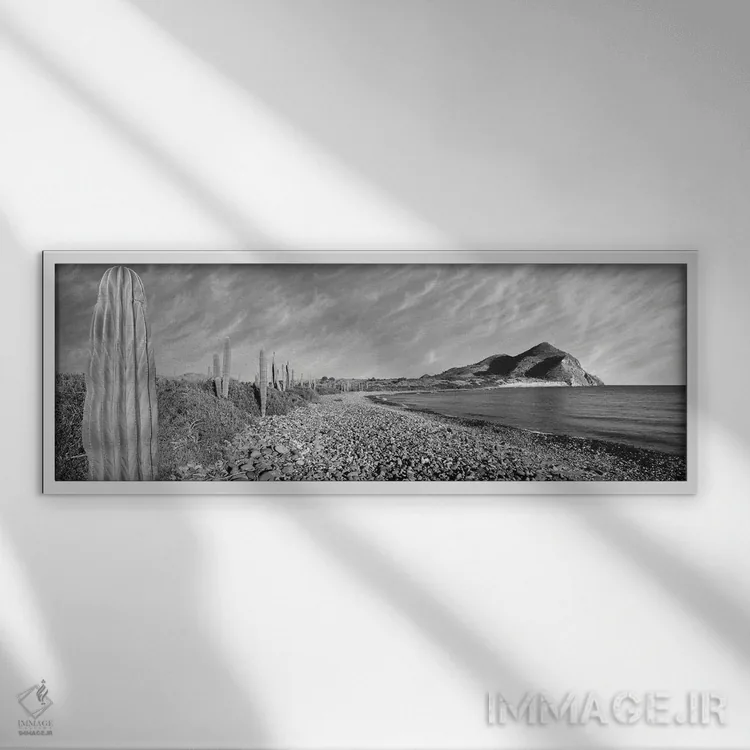 تابلو دکوراتیو Sea Of Cortez, Mulege, Baja California Sur, Mexico" - "… اثر پانورامیک ایمجز - نمای قابدار سفید