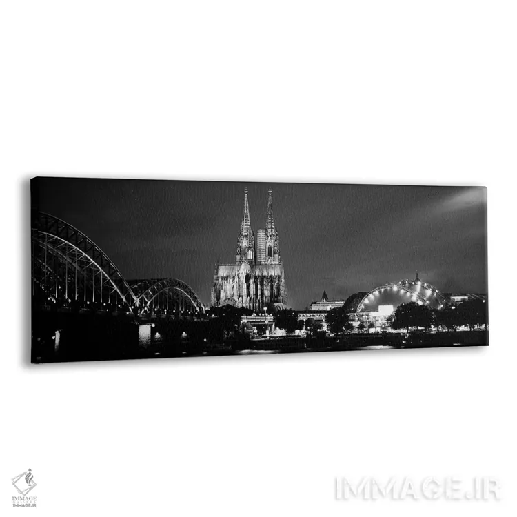 تابلو دکوراتیو Musical Dome, Cologne Cathedral, Hohenzollern Bridge, R… اثر پانورامیک ایمجز - نمای پرسپکتیو محصول