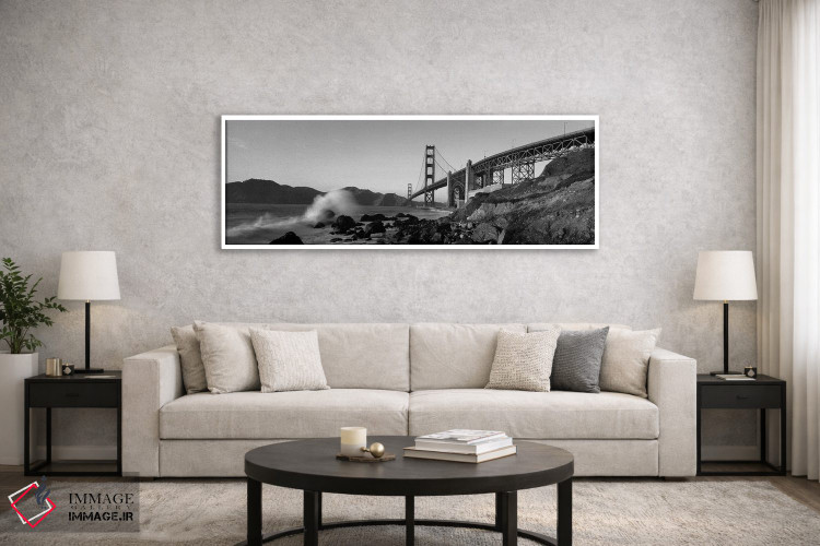 تابلو دکوراتیو San Francisco Bay, Golden Gate Bridge, San Francisco, M… اثر پانورامیک ایمجز - D6W