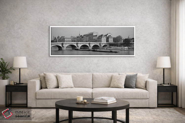 تابلو دکوراتیو Pont Neuf Bridge, Paris, France" - "پل روی رودخانه، پل… اثر پانورامیک ایمجز - D6W