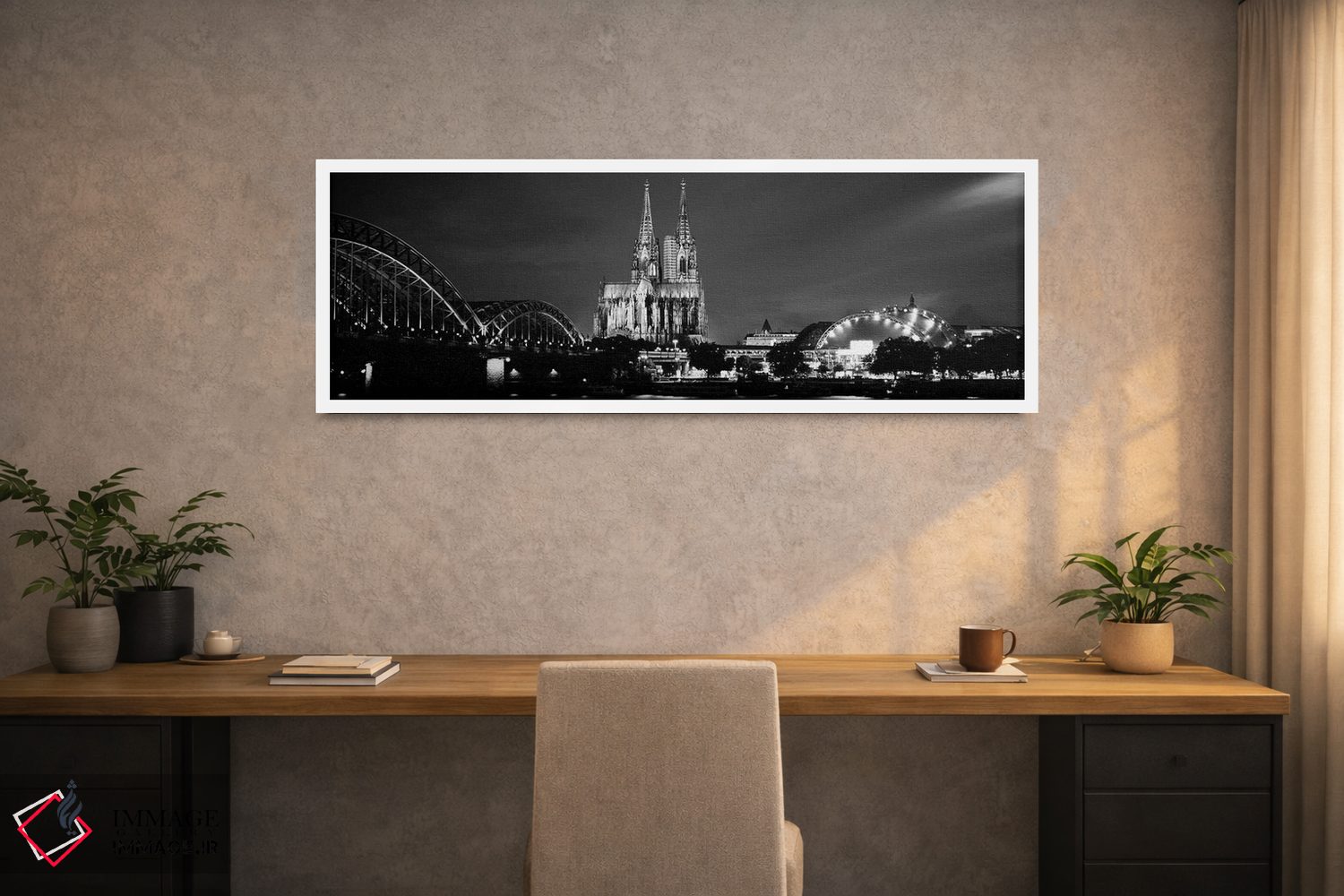 تابلو دکوراتیو Musical Dome, Cologne Cathedral, Hohenzollern Bridge, R… اثر پانورامیک ایمجز - D1W