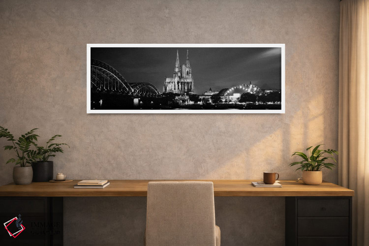 تابلو دکوراتیو Musical Dome, Cologne Cathedral, Hohenzollern Bridge, R… اثر پانورامیک ایمجز - D1W