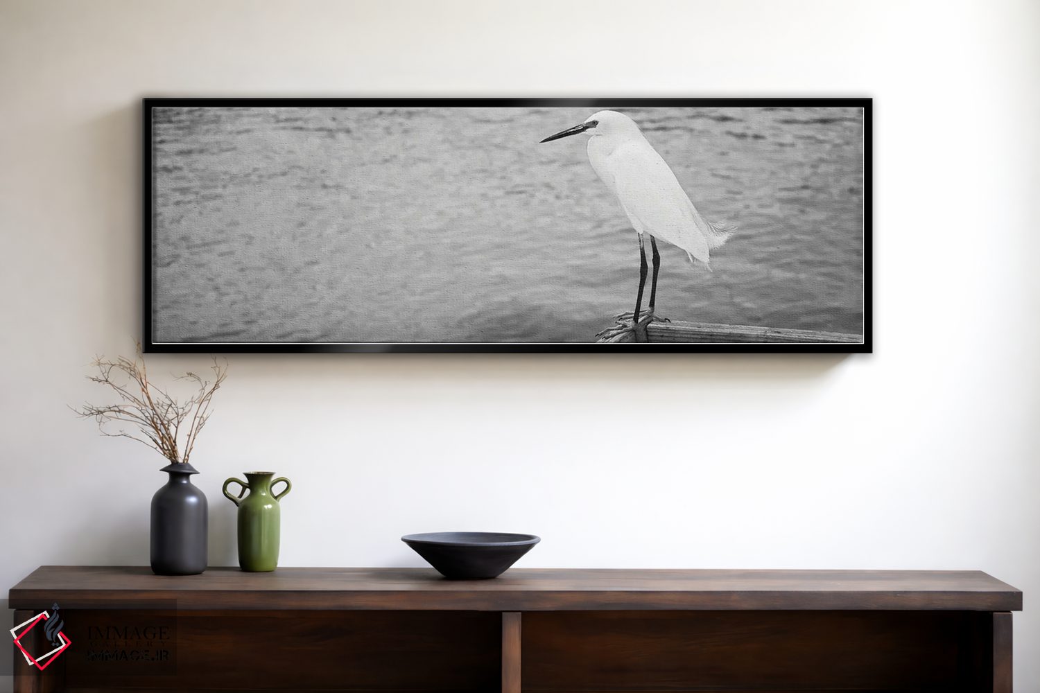 تابلو دکوراتیو Gulf Of Mexico, Florida, USA" - "نمای نزدیک از ایگرت بر… اثر پانورامیک ایمجز - D2B