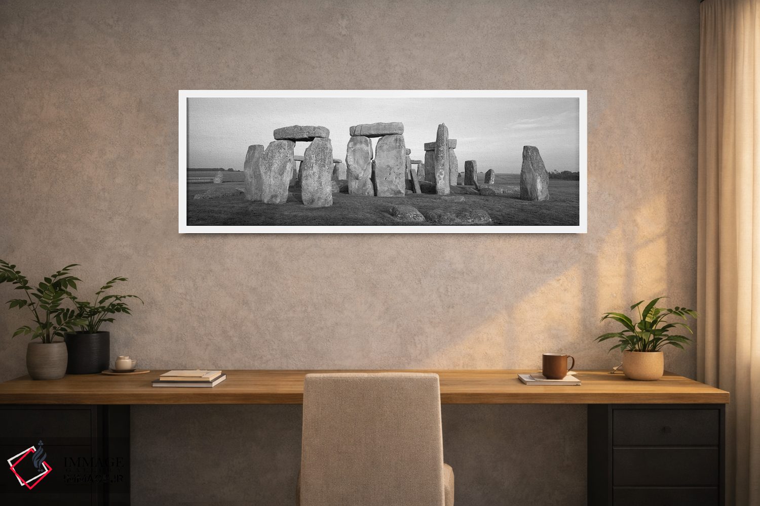 تابلو دکوراتیو Wiltshire, Stonehenge" - "انگلستان، ویلت شایر، استون هن… اثر پانورامیک ایمجز - D1W