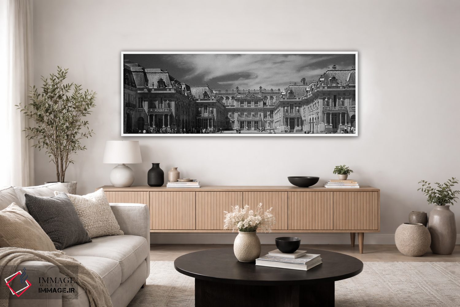 تابلو دکوراتیو Chateau de Versailles, Versailles, Paris, France" - "نم… اثر پانورامیک ایمجز - D3W