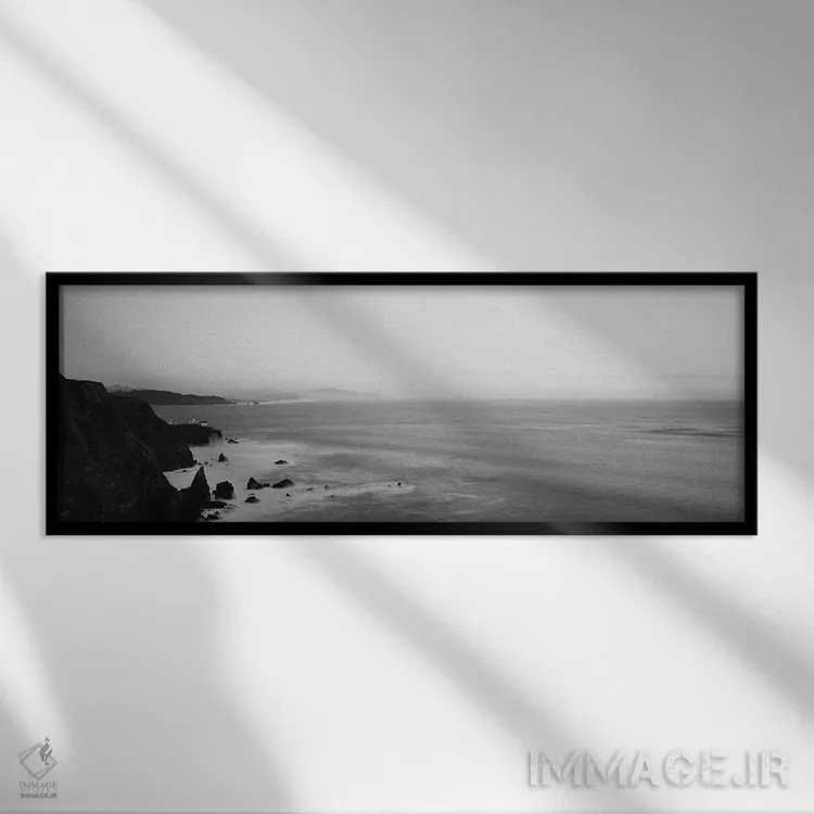 تابلو دکوراتیو Pacific Ocean, San Francisco, California, USA" - "نمای… اثر پانورامیک ایمجز - نمای قابدار مشکی