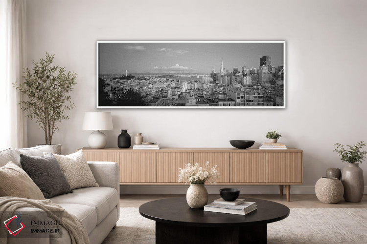 تابلو دکوراتیو San Francisco, California, USA" - "نمای از زاویه بالا ا… اثر پانورامیک ایمجز - D2W