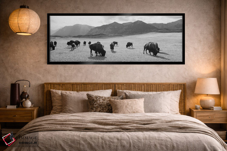 تابلو دکوراتیو Waterton Lakes National Park, Alberta, Canada" - "گله ا… اثر پانورامیک ایمجز - D5B