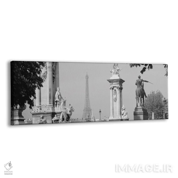 تابلو دکوراتیو Alexandre III Bridge, Eiffel Tower, Paris, France" - "ن… اثر پانورامیک ایمجز - نمای پرسپکتیو محصول