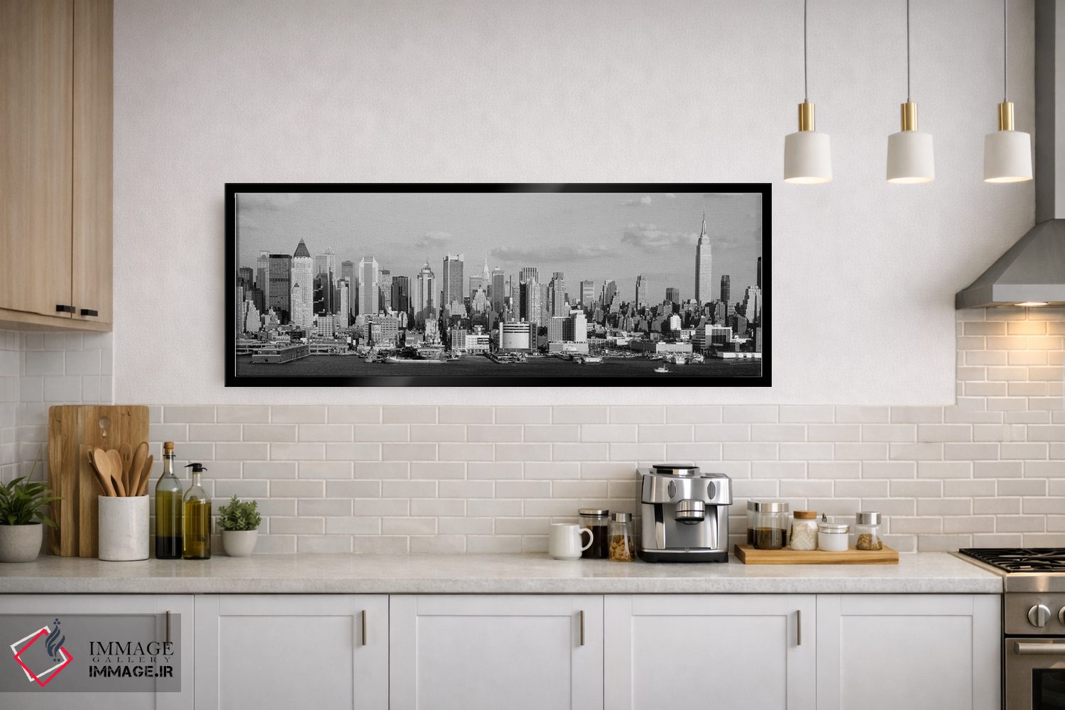 تابلو دکوراتیو City Skyline, NYC, New York City, New York State, USA"… اثر پانورامیک ایمجز - D3B