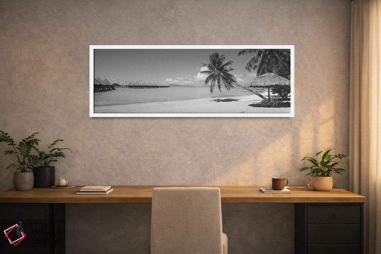 تابلو دکوراتیو Moana Beach, Bora Bora, French Polynesia" - "صندلی راحت… اثر پانورامیک ایمجز - D1W
