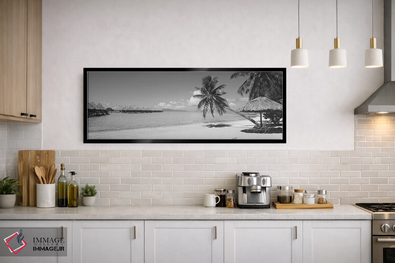 تابلو دکوراتیو Moana Beach, Bora Bora, French Polynesia" - "صندلی راحت… اثر پانورامیک ایمجز - D3B