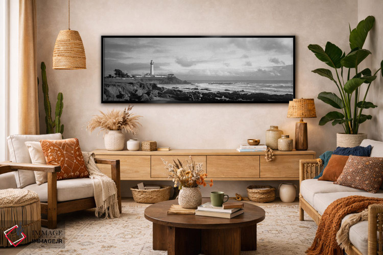 تابلو دکوراتیو Pigeon Point Lighthouse, California, USA" - "فانوس دریا… اثر پانورامیک ایمجز - D4B