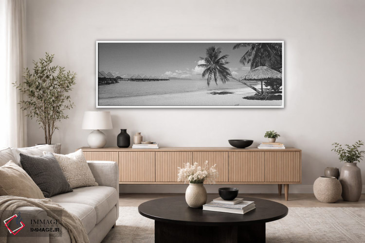 تابلو دکوراتیو Moana Beach, Bora Bora, French Polynesia" - "صندلی راحت… اثر پانورامیک ایمجز - D4W