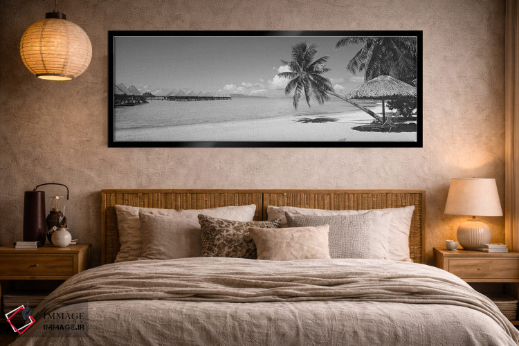تابلو دکوراتیو Moana Beach, Bora Bora, French Polynesia" - "صندلی راحت… اثر پانورامیک ایمجز - D5B
