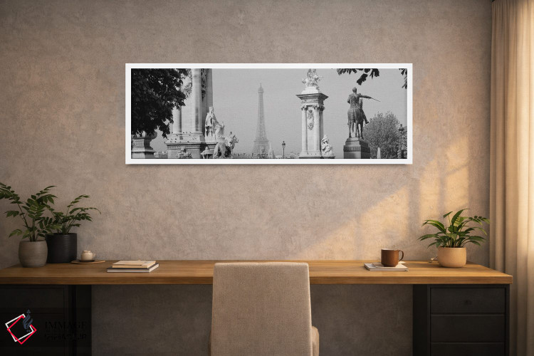 تابلو دکوراتیو Alexandre III Bridge, Eiffel Tower, Paris, France" - "ن… اثر پانورامیک ایمجز - D1W
