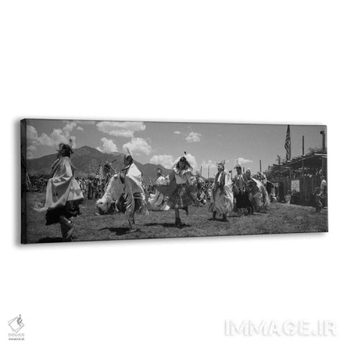 تابلو دکوراتیو Taos, New Mexico, USA" - "رقص بومیان آمریکایی، تاووس، ن… اثر پانورامیک ایمجز - نمای پرسپکتیو محصول